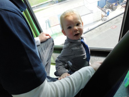 Hier zijn we in UMCG, Tygo op bezoek.