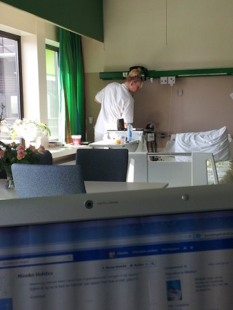 Mevrouw de Haas,de schoonmaakster